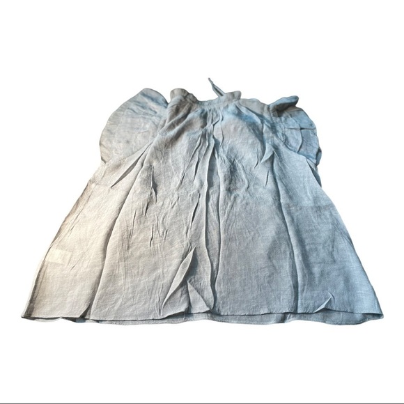 GRADE & Gather blue mist tiered ruffle sleeve blouse - Picture 9 of 15